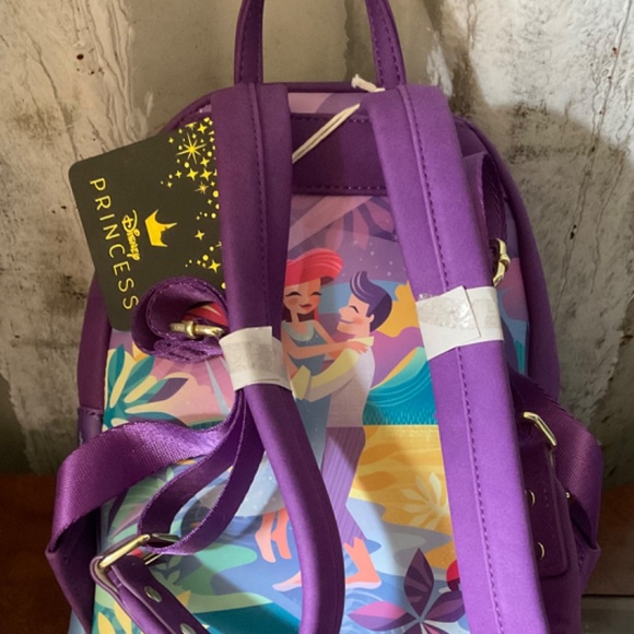 Disney little mermaid Ariel castle loungefly NWT - Picture 2 of 4